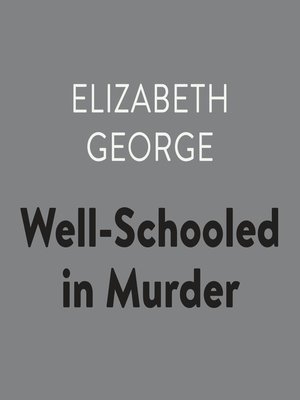 cover image of Well-Schooled in Murder